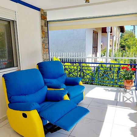 Villa Blue House Nea Kallikrateia Exteriér fotografie