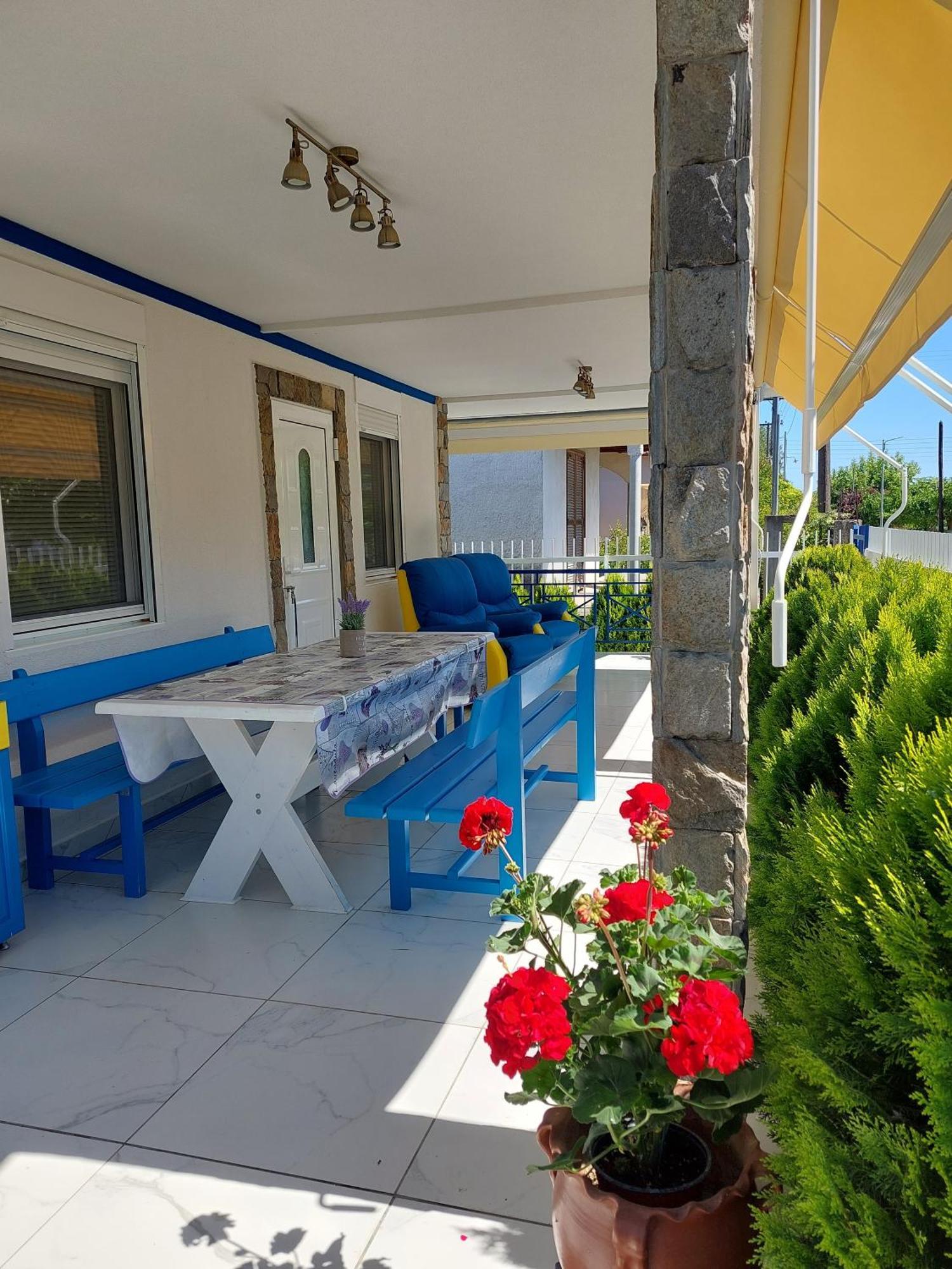 Villa Blue House Nea Kallikrateia Exteriér fotografie